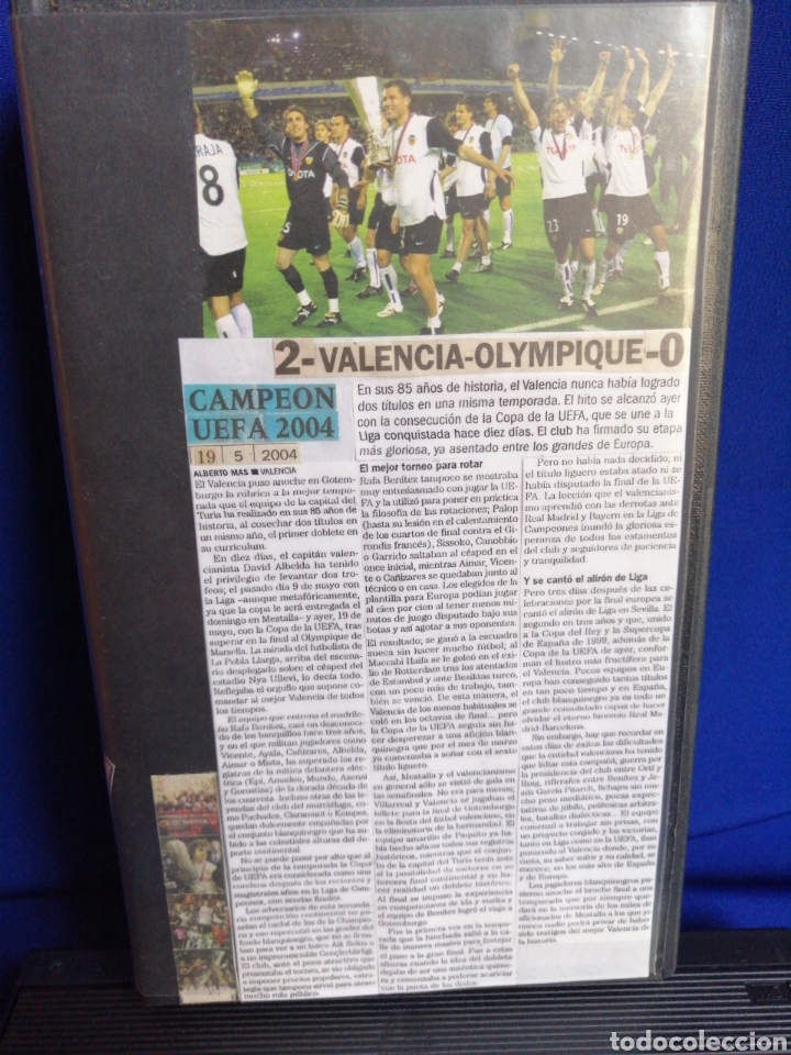Coleccionismo deportivo: CAMPE&Oacute;N DE LA UEFA 2003-2004 - VHS. - Foto 2