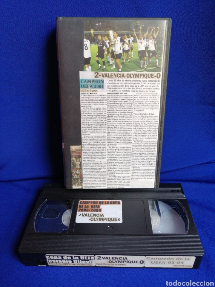 Coleccionismo deportivo: CAMPE&Oacute;N DE LA UEFA 2003-2004 - VHS. - Foto 1