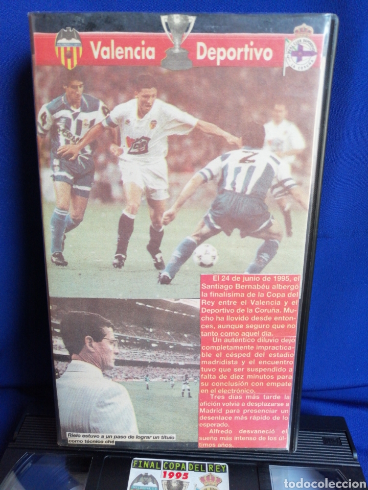 Coleccionismo deportivo: FINAL COPA DEL REY 1995 VALENCIA CF - DEPORTIVO DE LA CORU&Ntilde;A - Foto 2