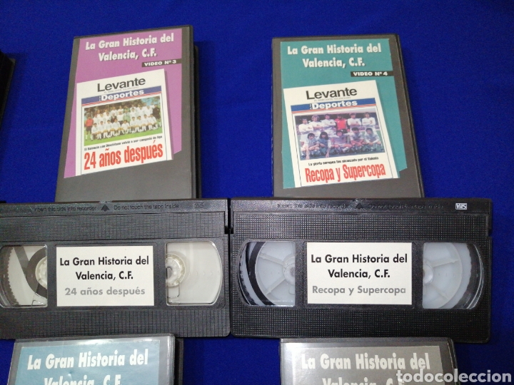 Coleccionismo deportivo: LA GRAN HISTORIA DEL VALENCIA CF- VHS TODOS LOS CAP&Iacute;TULOS - Foto 6