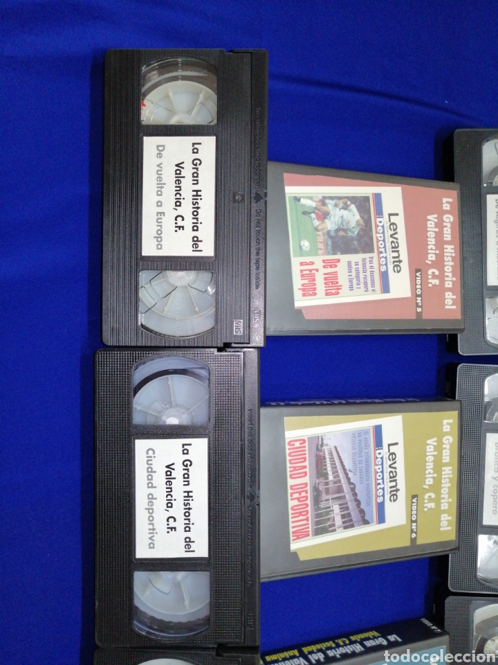 Coleccionismo deportivo: LA GRAN HISTORIA DEL VALENCIA CF- VHS TODOS LOS CAP&Iacute;TULOS - Foto 7