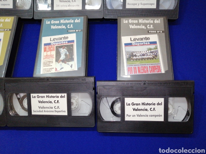 Coleccionismo deportivo: LA GRAN HISTORIA DEL VALENCIA CF- VHS TODOS LOS CAP&Iacute;TULOS - Foto 8