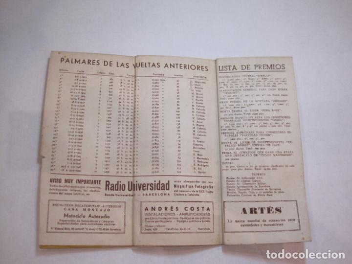 Coleccionismo deportivo: MAPA DE LA VUELTA CICLISTA A CATALUNYA 1950-ORGANIZACION U.D. DE SANS-VER FOTOS-(K-2092) - Foto 5 - 248812470