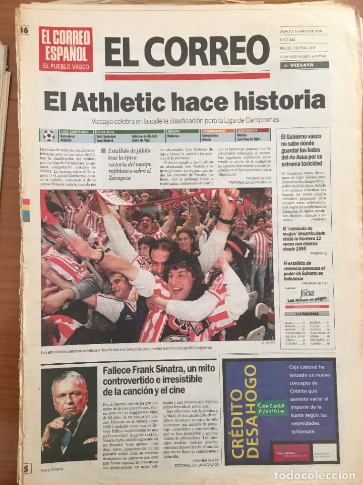 Coleccionismo deportivo: ATHLETIC CLUB BILBAO 1998 PRENSA CENTENARIO - Foto 3