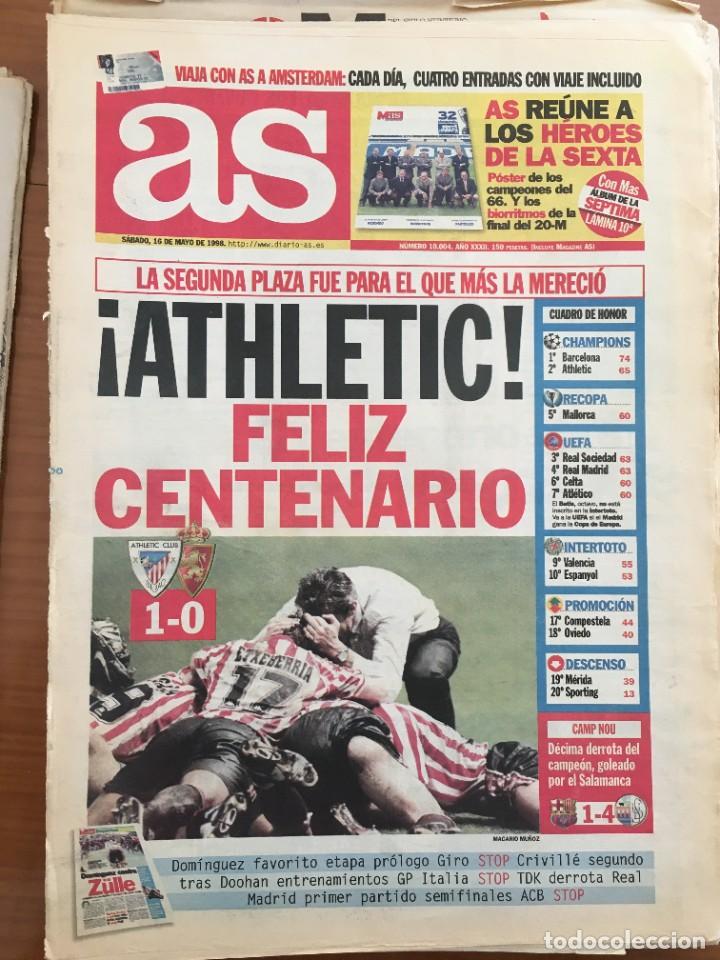 Coleccionismo deportivo: ATHLETIC CLUB BILBAO 1998 PRENSA CENTENARIO - Foto 4