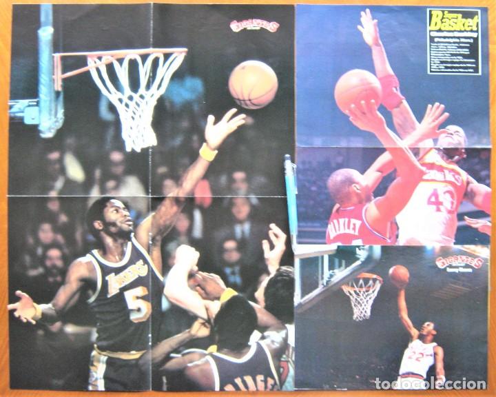 Coleccionismo deportivo: LOTE 82 POSTER NBA JUGADORES LAKERS CELTICS DALLAS NETS ORIGINAL REVISTA BUEN ESTADO NBA184 - Foto 5 - 251342540