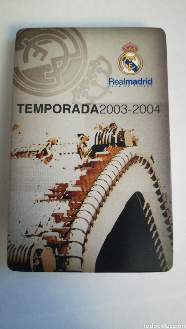 Coleccionismo deportivo: CALENDARIO LIGA REAL MADRID 2003 2004 - Foto 1