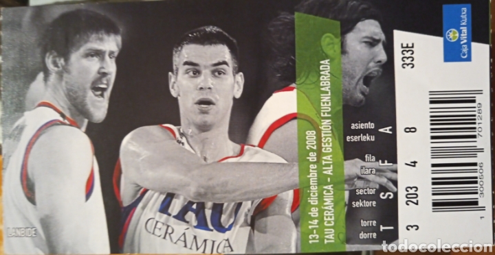 Coleccionismo deportivo: ENTRADA BASKONIA VS FUENLABRADA - Foto 1
