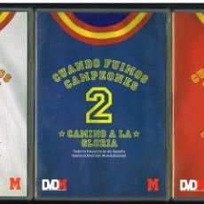 Coleccionismo deportivo: CUANDO FUIMOS CAMPEONES - 3 DVD MUNDOBASQUET 2006 - BUEN ESTADO