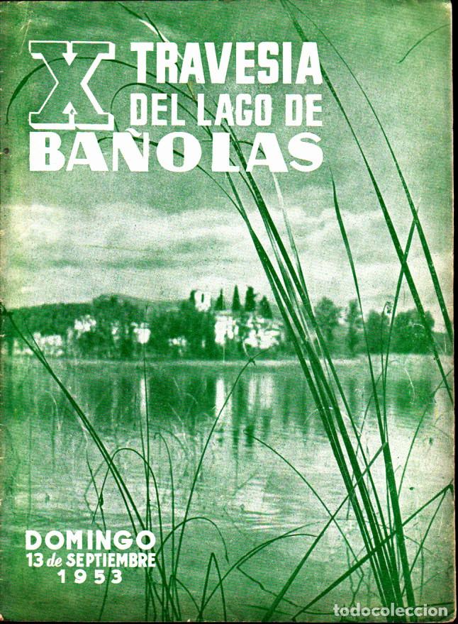 Coleccionismo deportivo: BOLETIN X TRAVESIA DEL LAGO DE BA&Ntilde;OLAS - Foto 1