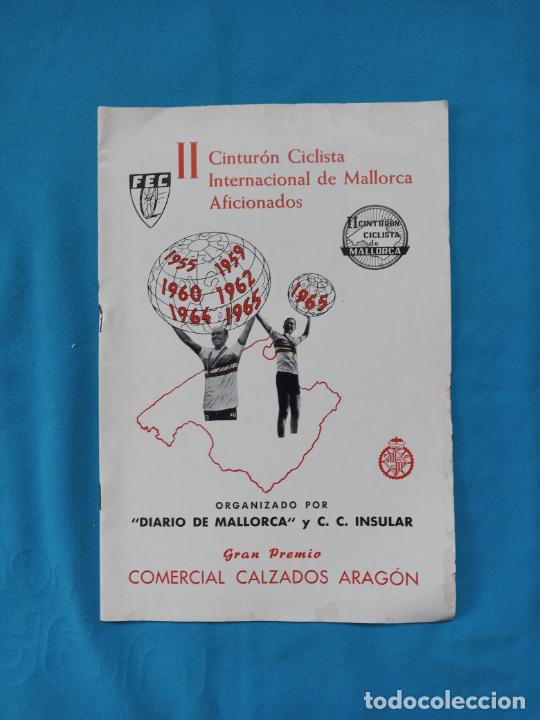 Coleccionismo deportivo: II Cintur&oacute;n Ciclista internacional de Mallorca Aficionados - 1965 - Foto 1