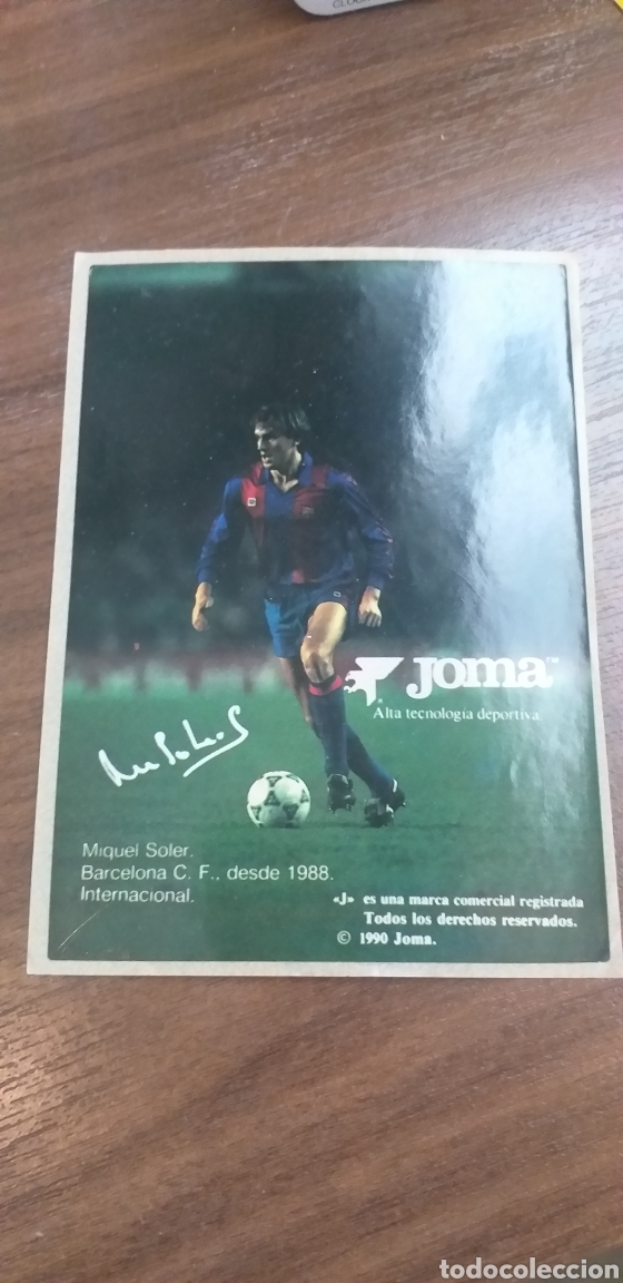 Coleccionismo deportivo: SOLER FC BARCELONA PEGATINA - Foto 1