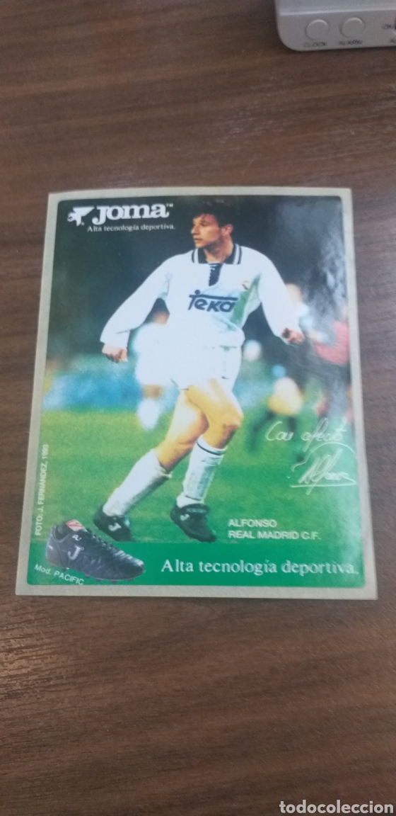 Coleccionismo deportivo: ALFONSO R.MADRID PEGATINA - Foto 1