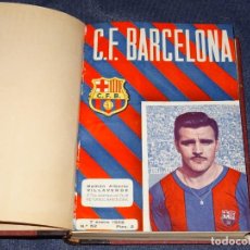 Coleccionismo deportivo: CF BARCELONA - PROGRAMAS DEL CF BARCELONA 1956, AÑO 1956 , DEL NUMERO 52 AL NUM 71 FRANKFURT, VIENA. Lote 264202236