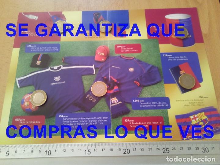 Coleccionismo deportivo: PUNTS ESTRELLA LA CAIXA BAR&Ccedil;A FC BARCELONA C99 - Foto 2
