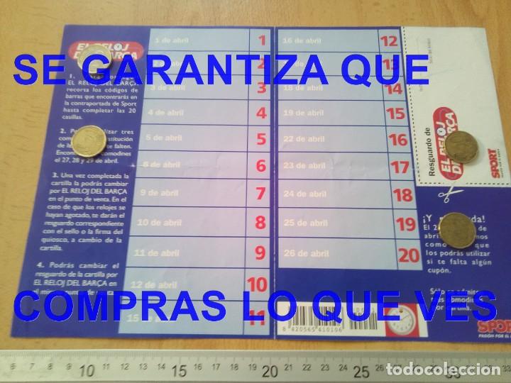 Coleccionismo deportivo: SPORT EL RELOJ DEL BAR&Ccedil;A FC BARCELONA C99 - Foto 2