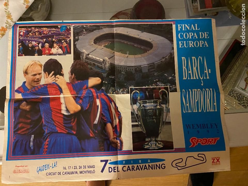 Coleccionismo deportivo: BARCELONA SAMPDORIA WEMBLEY 1992 - Foto 1