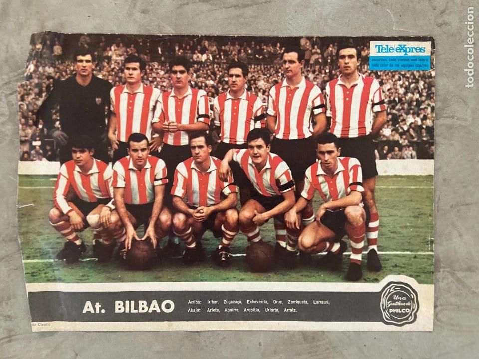 Coleccionismo deportivo: poster atleti bilbao antiguo - Foto 1