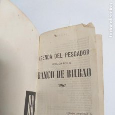 Coleccionismo deportivo: AGENDA DEL PESCADOR EDITADA POR EL BANCO DE BILBAO. AÑO 1967. Lote 271871188