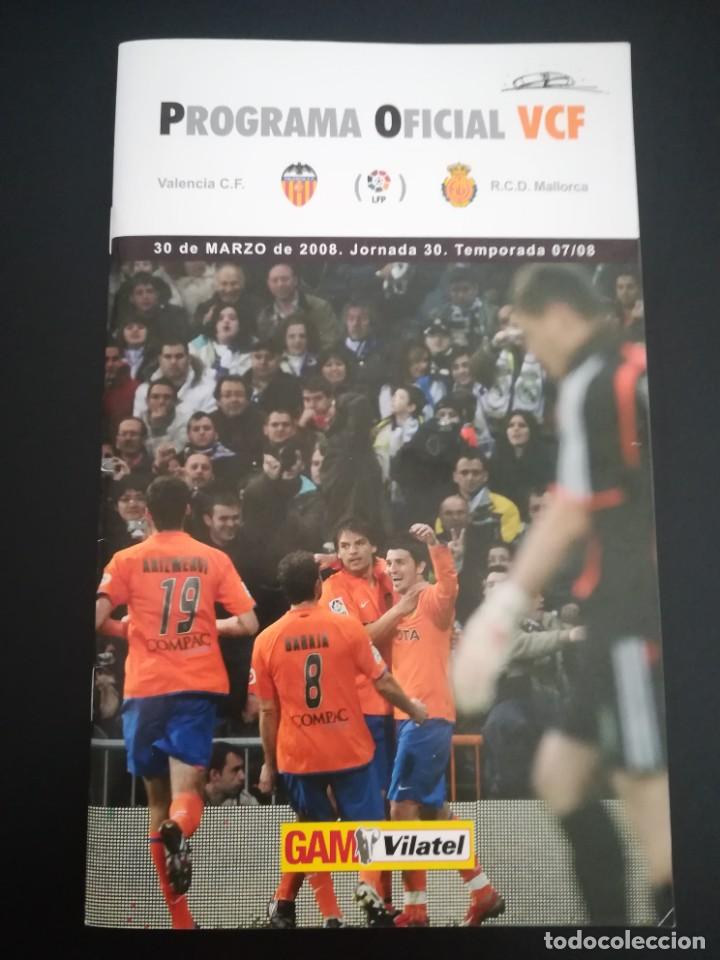 Coleccionismo deportivo: Programa OFICIAL del Valencia CF - RCD Mallorca - Foto 1