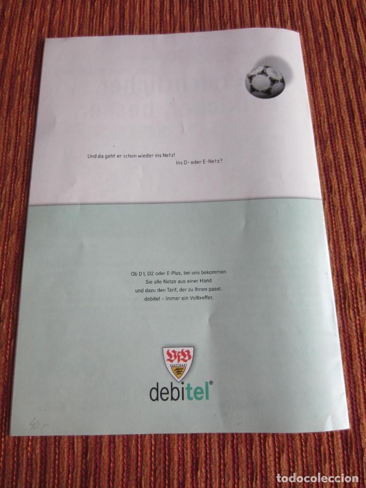 Coleccionismo deportivo: 2001-PROGRAMA OFICIAL ORIGINAL PARTIDO F&Uacute;TBOL.STUTTGART-CELTA DE VIGO.COPA UEFA - Foto 7