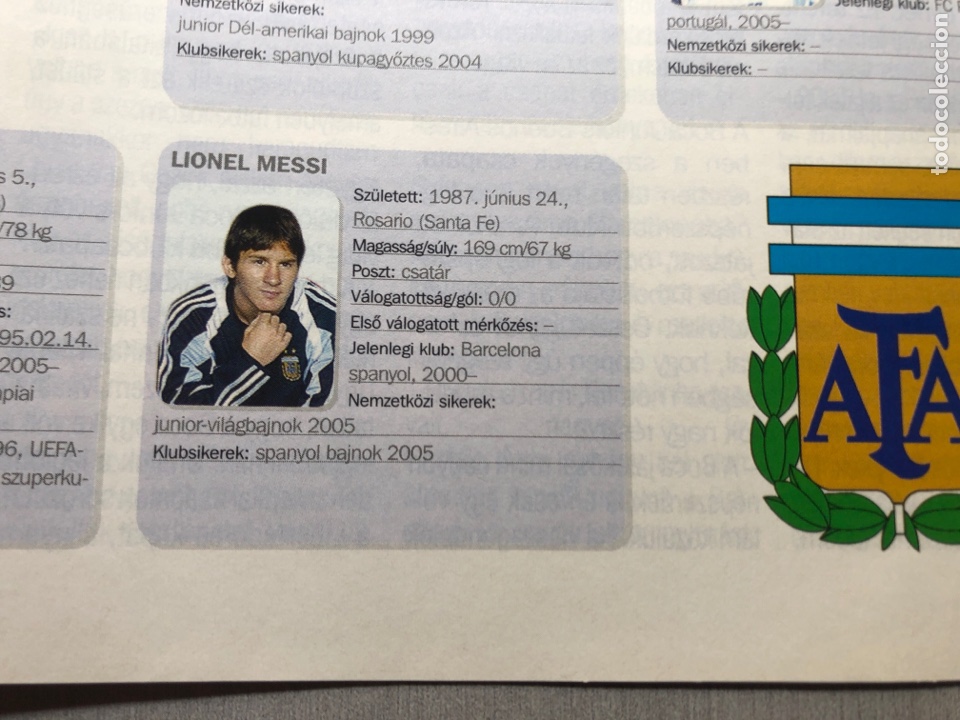 Coleccionismo deportivo: 17/08/2005 Debut Messi con argentina programa oficial - Foto 6