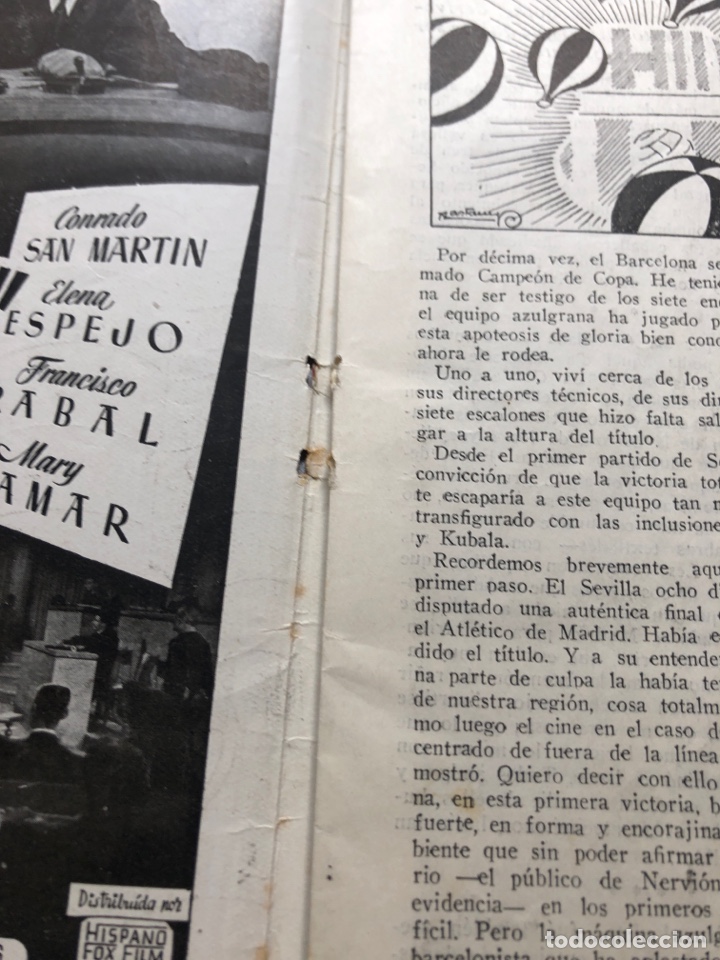 Coleccionismo deportivo: 1951 FC Barcelona Hull City programa oficial - Foto 2