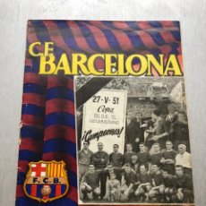 Coleccionismo deportivo: 1951 FC BARCELONA HULL CITY PROGRAMA OFICIAL