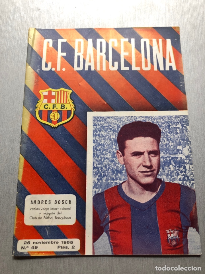 Coleccionismo deportivo: 1955 FC Barcelona AIK Suecia programa oficial - Foto 1