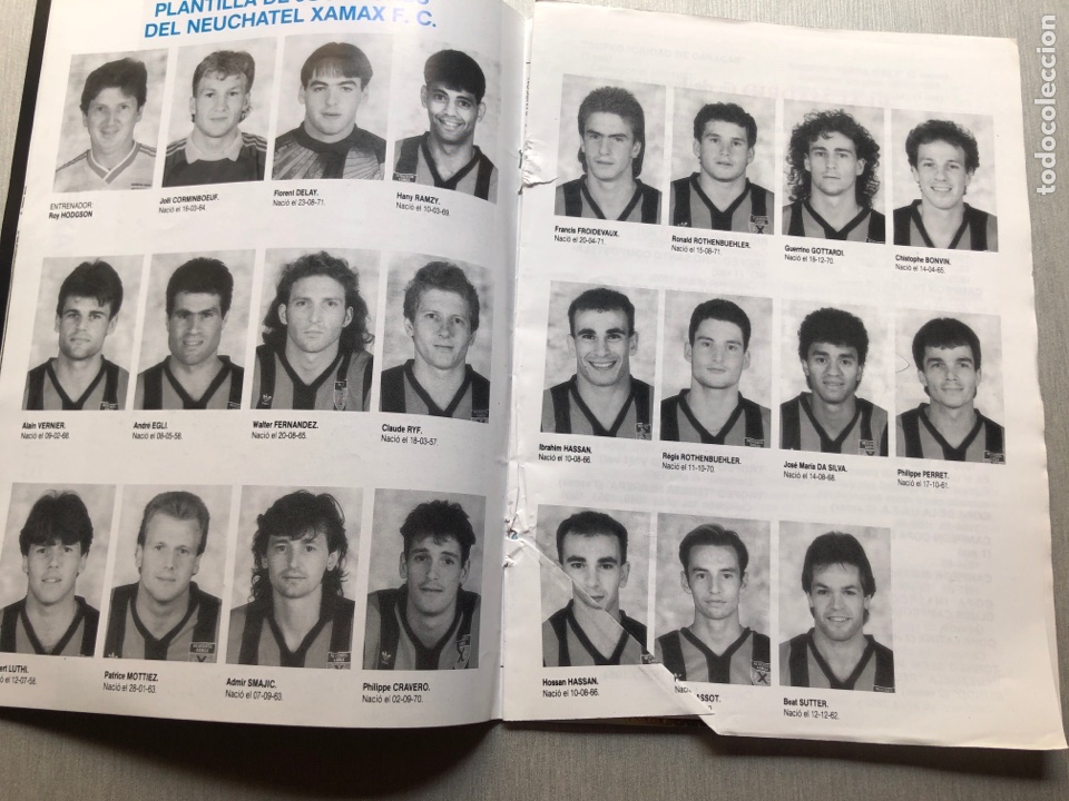 Coleccionismo deportivo: 1991 Real Madrid Neuchatel programa oficial UEFA - Foto 3