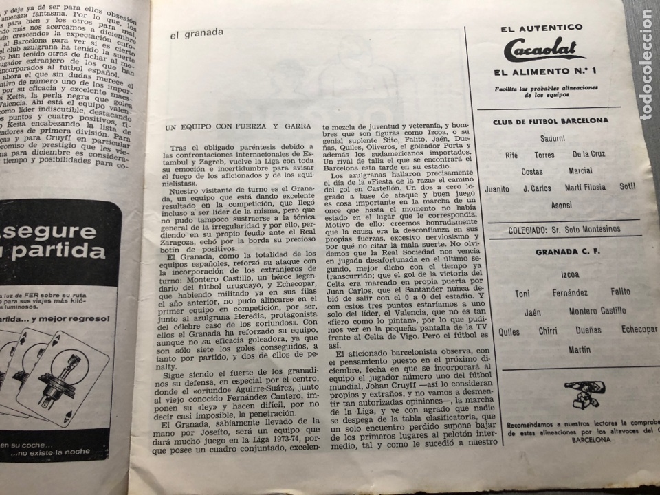 Coleccionismo deportivo: 1973 Johan Cruyff debut FC Barcelona programa oficial - Foto 2