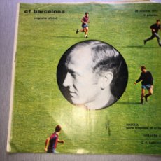 Coleccionismo deportivo: 1973 JOHAN CRUYFF DEBUT FC BARCELONA PROGRAMA OFICIAL. Lote 284689003