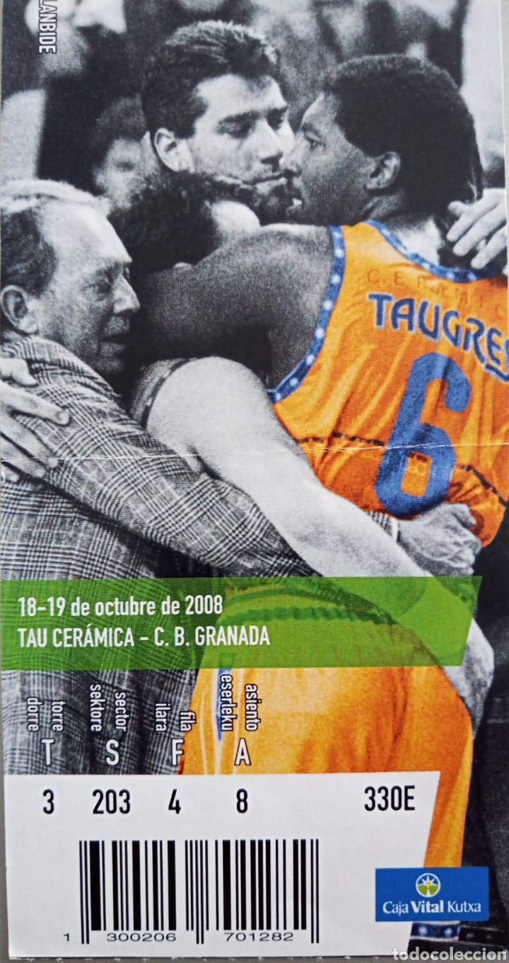 Coleccionismo deportivo: ENTRADA BASKONIA VS CB GRANADA - Foto 1