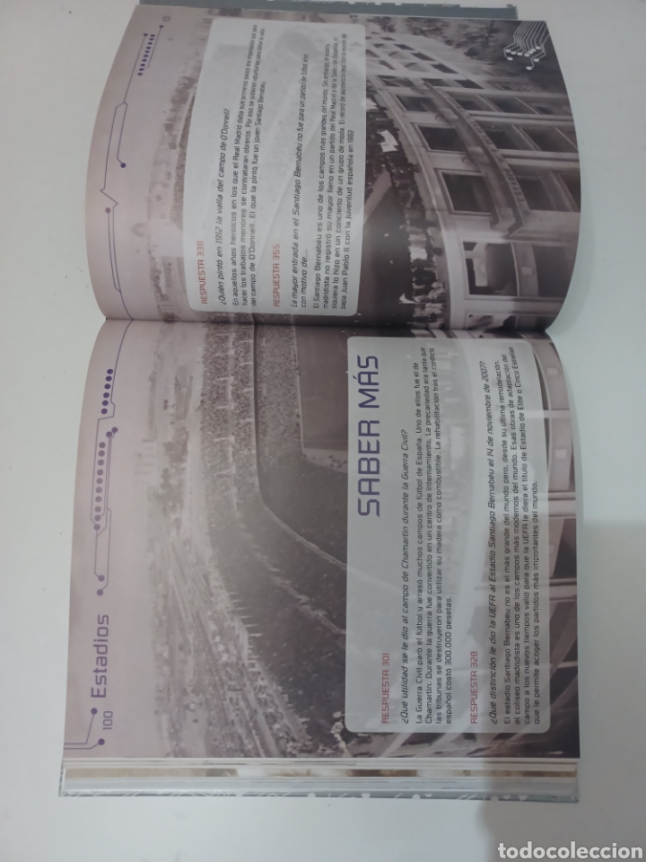 Coleccionismo deportivo: Libro electr&oacute;nico Real Madrid 500 preguntas (no lleva el bip pen) - Foto 3