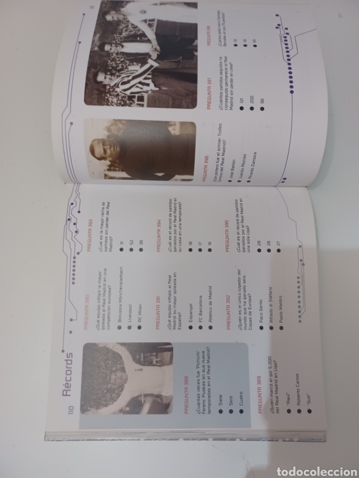 Coleccionismo deportivo: Libro electr&oacute;nico Real Madrid 500 preguntas (no lleva el bip pen) - Foto 4