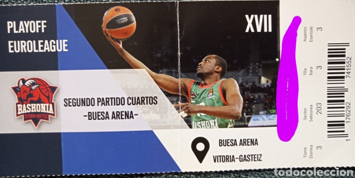 Coleccionismo deportivo: ENTRADA BASKONIA - Foto 1