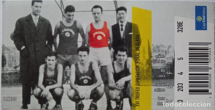 Coleccionismo deportivo: ENTRADA BASKONIA XVI TROFEO DIPUTACI&Oacute;N - Foto 1
