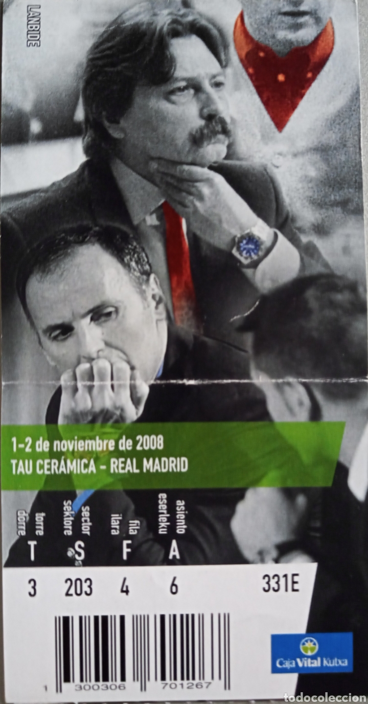 Coleccionismo deportivo: ENTRADA BASKONIA VS REAL MADRID - Foto 1