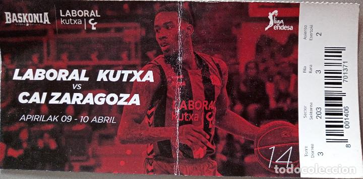 Coleccionismo deportivo: ENTRADA BASKONIA VS CAI ZARAGOZA - Foto 1