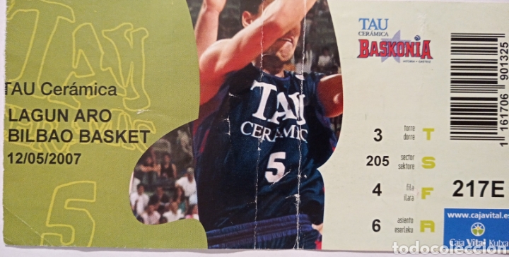 Coleccionismo deportivo: ENTRADA BASKONIA VS BILBAO BASKET - Foto 1