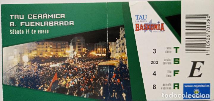Coleccionismo deportivo: ENTRADA BASKONIA VS B. FUENLABRADA - Foto 1