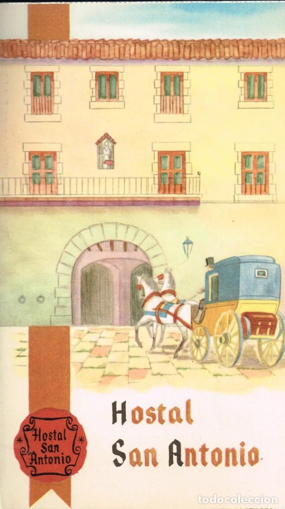 Coleccionismo deportivo: 1965 Commemoraci&oacute; del Cinquantenari de la Federaci&oacute; Catalana d&acute;Atletisme HOSTAL SAN ANTONIO Men&uacute; - Foto 1