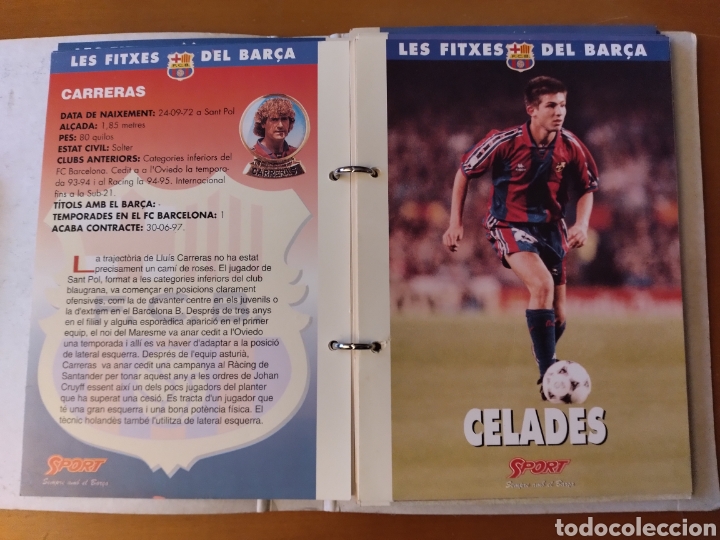 Coleccionismo deportivo: Sport Les Fitxes del Bar&ccedil;a 32 diferentes - Foto 7