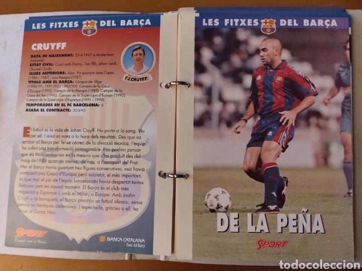 Coleccionismo deportivo: Sport Les Fitxes del Bar&ccedil;a 32 diferentes - Foto 10