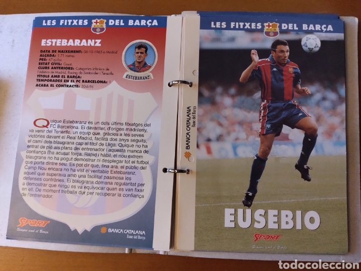 Coleccionismo deportivo: Sport Les Fitxes del Bar&ccedil;a 32 diferentes - Foto 12