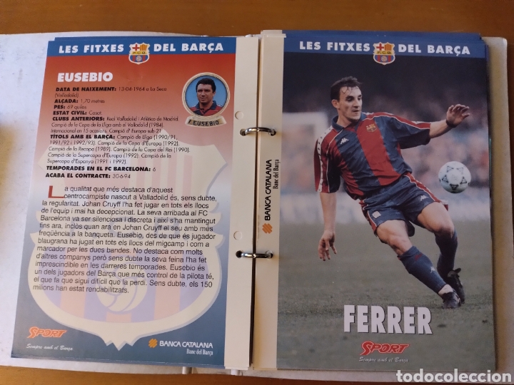 Coleccionismo deportivo: Sport Les Fitxes del Bar&ccedil;a 32 diferentes - Foto 13