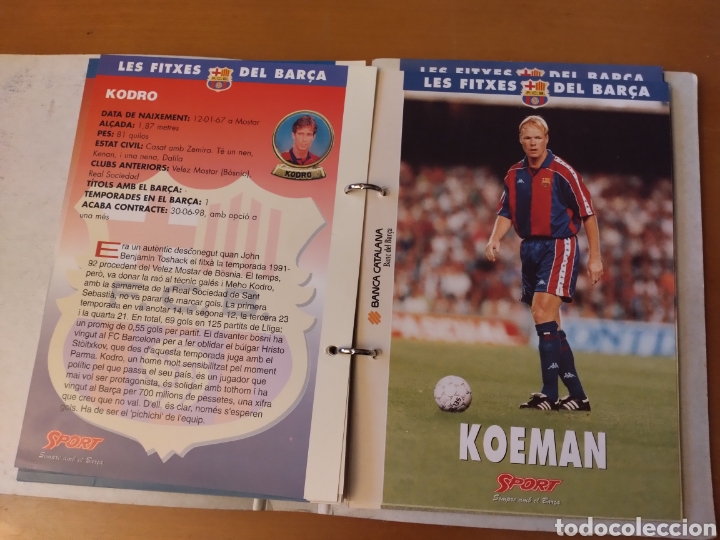 Coleccionismo deportivo: Sport Les Fitxes del Bar&ccedil;a 32 diferentes - Foto 20