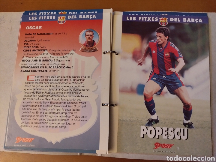 Coleccionismo deportivo: Sport Les Fitxes del Bar&ccedil;a 32 diferentes - Foto 25