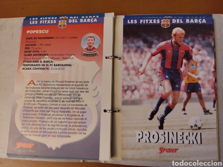 Coleccionismo deportivo: Sport Les Fitxes del Bar&ccedil;a 32 diferentes - Foto 26