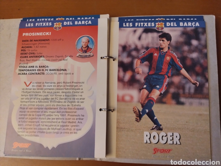 Coleccionismo deportivo: Sport Les Fitxes del Bar&ccedil;a 32 diferentes - Foto 27